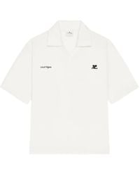 Courreges - Courregès Polyester Polo Shirt - Lyst