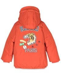 KENZO - Down Jacket With Hood - Lyst