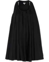 Loewe - Satin Mini Dress - Lyst