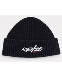 KENZO - Wool Beanie - Lyst
