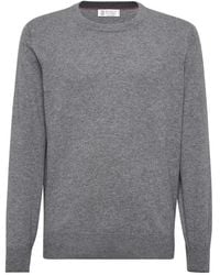 Brunello Cucinelli - Cashmere Crewneck Sweater - Lyst