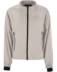 Herno - Laminar Bomber Jacket With Zip - Lyst
