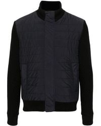 Herno - Nylon And Wool Bomber Jacket - Lyst