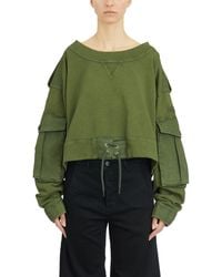 DSquared² - Multipockets Crewneck Sweatshirt - Lyst