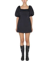 Patou - Square Neck Mini Dress - Lyst
