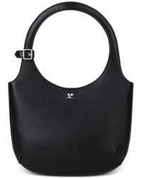 Courreges - Courregès Holy Leather Shoulder Bag - Lyst