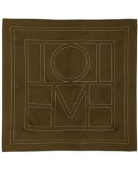 TOTEME - Embroidered Monogram Scarf - Lyst