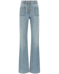 Valentino Garavani - High Waist Jeans - Lyst