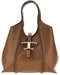 Tod's - Mini 'T Timeless' Shopping Bag - Lyst