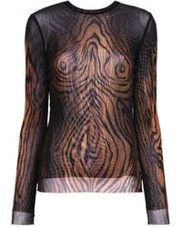 Jean Paul Gaultier - Polyamide Top - Lyst