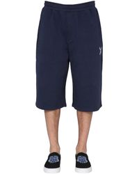 KENZO - Solid Shorts - Lyst