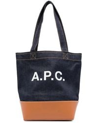 A.P.C. - Tote Axel Small - Lyst