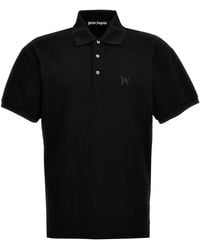 Palm Angels - 'Monogram' Polo Shirt - Lyst