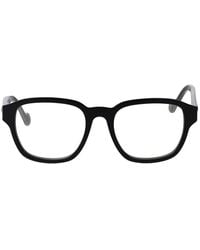 Moncler - Nero/Monocolore Acetate Glasses - Lyst