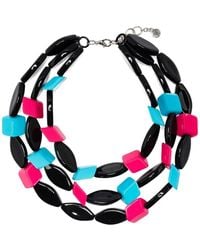 Emporio Armani - Three Strand Necklace - Lyst