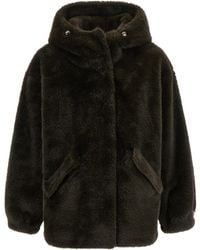 Lou Andrea - Eco-Fur Hooded Jacket - Lyst