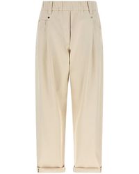 Brunello Cucinelli - Cotton Casual Pants - Lyst