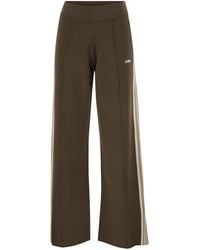 Autry - Wide-Leg Track Trousers With Contrast Side Stripes - Lyst