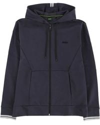 BOSS - Zipper Hoodie - Lyst