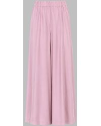Nude - Pantalone A Gamba Ampia - Lyst
