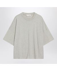 Fear Of God - Oversized Greige Cotton-Blend T-Shirt - Lyst