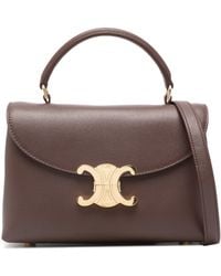 Celine - Chestnut Teen Nino Calfskin Shoulder Bag - Lyst