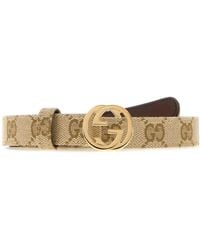 Gucci - Gg Fabric Belt - Lyst