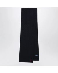 Polo Ralph Lauren - Cableknit Wool And Cashmere Scarf - Lyst