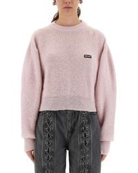 ROTATE BIRGER CHRISTENSEN - Rotate Birger Christensen Wool Puff Sweater - Lyst