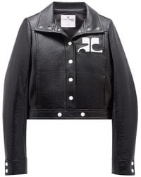 Courreges - Courrèges Vinyl Reedition Jacket - Lyst