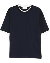 Lardini - Contrasting-Trim T-Shirt - Lyst