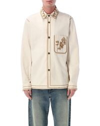 Isabel Marant - Marant Rudy Floral Embroidered Overshirt - Lyst