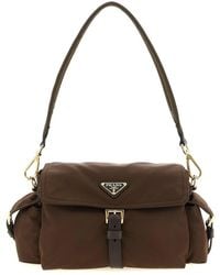Prada - Explore Medium Re-Nylon Shoulder Bag With Flap - Lyst