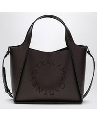 Stella McCartney - Chocolate Vegan Leather Shoulder Tote Bag - Lyst
