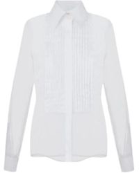Elisabetta Franchi - Stretch Fabric Shirt - Lyst