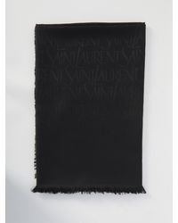 Saint Laurent - Sciarpa Quadrata - Lyst