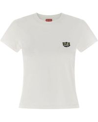 KENZO - Cotton T-Shirt With The Embroidered “Wild Tiger” - Lyst