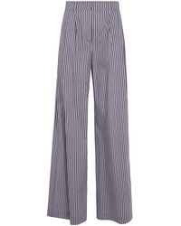 DR. HOPE - Wide Leg Pince Trousers - Lyst