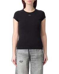 DIESEL - Cotton Elastane Oval T-Shirts - Lyst