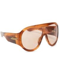 Bottega Veneta - Scudo Shield Sunglasses - Lyst