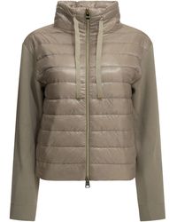 Herno - Cotton And Ultra-Light Nylon Short Down Jacket - Lyst