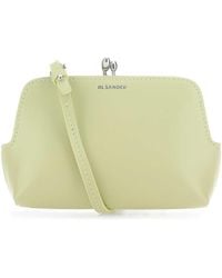 Jil Sander - Pastel Leather Micro Goji Crossbody Bag - Lyst