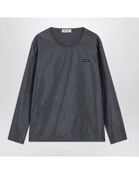 Miu Miu - Hematite Blouse - Lyst