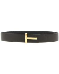 Tom Ford - "T Icon" Reversible Belt - Lyst