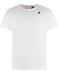 K-Way - Edouard Cotton Crew-Neck T-Shirt - Lyst
