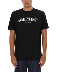 FAMILY FIRST - T-Shirt With Logo - Lyst