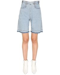 Philosophy Di Lorenzo Serafini - Denim Bermuda - Lyst