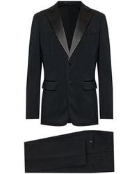 DSquared² - Miami Virgin Wool Two-Pieces Suit With Satin Lapels - Lyst