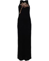 Rabanne - Abito Con Dettaglio Palma - Lyst