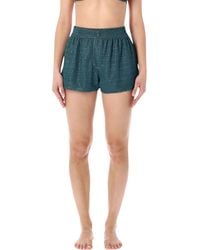 Oséree - Oséree Swimwear Lumière Lurex Shorts - Lyst